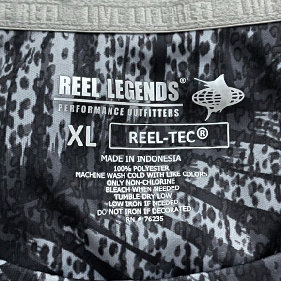 Reel Legends Reel-Tec Long Sleeve Performance Shirt Men’s XL - Picture 7 of 14
